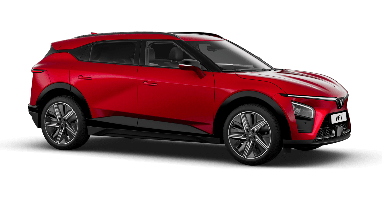 VinFast VF7 màu Crimson Red